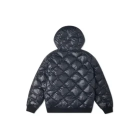 Aşağıya Dönük Çift Taraflı Utility Puffer Ceket Asya Bedenleri “Siyah”