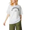 Areca Palm Mesh Boxy T-Shirt Asya Bedenleri “Beyaz Siyah”