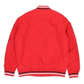 Basic Padded Bomber Asya Bedenleri “Kırmızı”