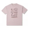 Block Party Oversized Tişört Asya Bedenleri “Pembe”