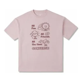 Block Party Oversized Tişört Asya Bedenleri “Pembe”