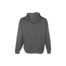 Bol Kesim Sneaker Yama Kapüşonlu Sweatshirt Asya Bedenleri “Siyah Gri”