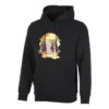 Burger Kapüşonlu Sweatshirt Asya Bedenleri “Siyah”