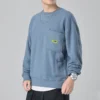Carpenter Crew Pullover Kazak Asya Bedenleri “Lakeside Blue”