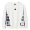 Casual Crew Sweater Asya Bedenleri “Beyaz Siyah”