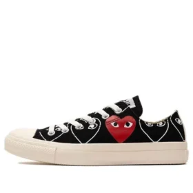 CDG x Converse Chuck Taylor All Star Multi Heart Siyah “Beyaz Kırmızı”