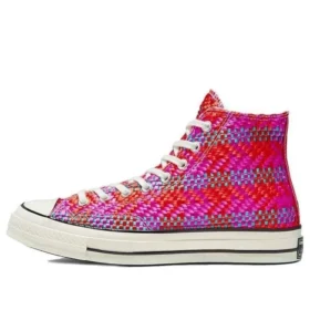 Chuck 70 Hi “Culture Weave – Kırmızı Pembe”
