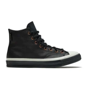 Chuck 70 HI “Siyah Deri Beyaz”