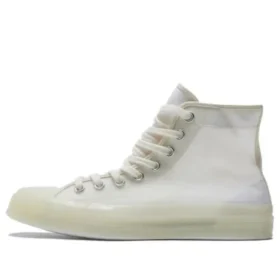 Chuck 70 HI Yarı Saydam Kanvas Spor Ayakkabı “Egret”