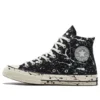 Chuck 70 High “Archive Paint Splatter – Siyah”
