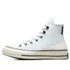 Chuck 70 High Deri “Beyaz Bej”