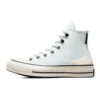 Chuck 70 High Deri “Beyaz Bej”