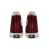 Chuck 70 High “Geri Dönüştürülmüş Kanvas – Koyu Bordo”