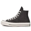 Chuck 70 High “Houndstooth Shine – Siyah”