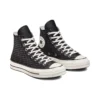Chuck 70 High “Houndstooth Shine – Siyah”