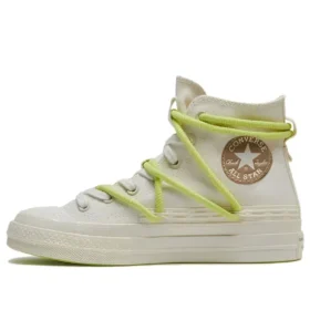 Chuck 70 High Çift Bağcıklar “Beyaz Yeşil”