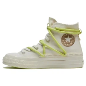 Chuck 70 High Çift Bağcıklar “Beyaz Yeşil”