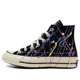 Chuck 70 High “Paint Splatter – Siyah”