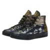 Chuck 70 High “Patchwork Blok Desenli – Kamuflaj Siyah”