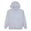 Chuck 70 Logo İşlemeli Bol Kesim Kapüşonlu Sweatshirt Gri Mavi