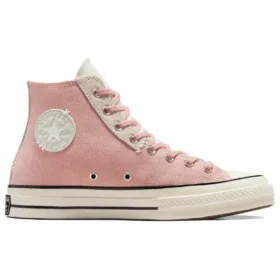Chuck 70s Yüksek Bilekli Karışık Malzemeli Ayakkabı “Static Pink”