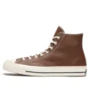 Chuck Taylor 70 Hi Deri Çikolata/Açık Kahverengi/Egret