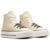 Chuck Taylor All Lift Kanvas ve Deri “Bej Beyaz”