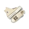 Chuck Taylor All Lift Kanvas ve Deri “Bej Beyaz”