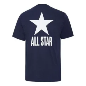 Chuck Taylor All Star Alfabe Logolu Kısa Kollu “Mavi”