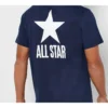 Chuck Taylor All Star Alfabe Logolu Kısa Kollu “Mavi”