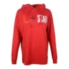 Chuck Taylor All Star Baskılı Kapüşonlu Sweatshirt Asya Bedenleri “Kırmızı”