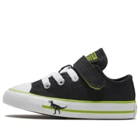 Chuck Taylor All Star Bebek Dinoverse Cırt Cırt “Siyah Yeşil”