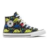 Chuck Taylor All Star Big Dinosaur Siyah Çok Renkli