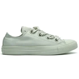 Chuck Taylor All Star Büyük Delikli “Yeşil İpek Fiyonk”