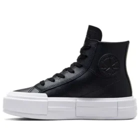 Chuck Taylor All Star Cruise Hi platform spor ayakkabılar “Deri Siyah”