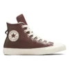 Chuck Taylor All Star Deri Suni Kürk Astarlı “Koyu Kahverengi”