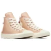 Chuck Taylor All Star Deri Suni Kürk Astarlı “Pembe”