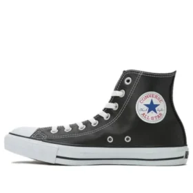 Chuck Taylor All Star Deri Yüksek Bilekli “Siyah Beyaz”