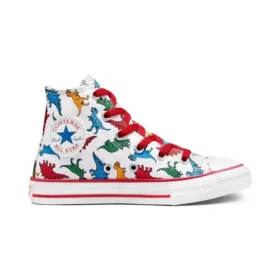 Chuck Taylor All Star Dinosaurs High Top “Beyaz Kırmızı”