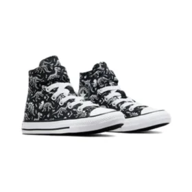 Chuck Taylor All Star Easy-On Dinosaur “Siyah Beyaz”