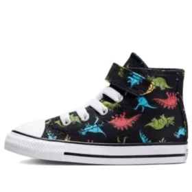 Chuck Taylor All Star Easy-On Dinosaurs Yüksek Bilekli “Siyah”