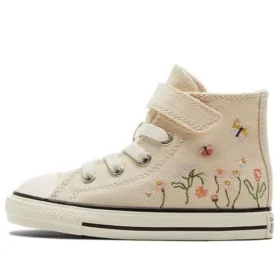 Chuck Taylor All Star Easy-On High “Nakışlı Çiçek Desenli – Doğal Fildişi”