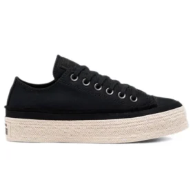 Chuck Taylor All Star Espadrille Low “Trail to Cove – Siyah”