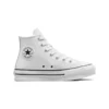 Chuck Taylor All Star EVA Lift Platform Deri Yüksek Bilekli “Beyaz”