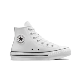 Chuck Taylor All Star EVA Lift Platform Deri Yüksek Bilekli “Beyaz”