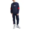 Chuck Taylor All Star Funnel Neck Quarter Zip Crew Sweatshirt Asya Bedenleri “Lacivert”