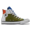 Chuck Taylor All Star High “Beyaz Yeşil Kırmızı Sarı”