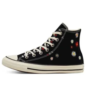 Chuck Taylor All Star High “Daisy Embroidery – Siyah”