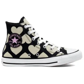 Chuck Taylor All Star High “Twisted Hearts – Siyah”