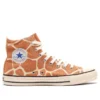 Chuck Taylor All Star High “Zürafa Desenli Kahverengi”